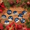 60 Pcs Nativity Scene Christmas Tree Ornament Christian Religious Ornaments Bulk Round Nativity Xmas Tree Hanging Wooden Decorations for Garden Yard Outdoor Home